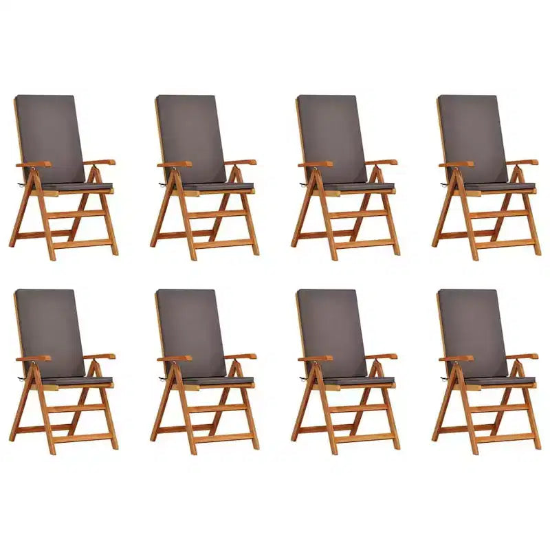 vidaXL Garden Chair 4 pcs and 57 x 71.5 x 104 cm