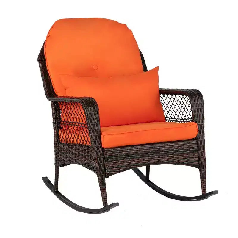 Karl Home | Ashawnti Wicker Outdoor Rocking Chair