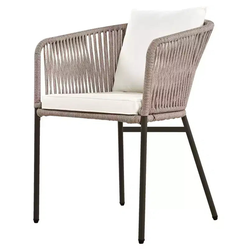 Ensemble de salle à manger d'extérieur 7 pièces Polibi avec plateau de table en bois d'acacia