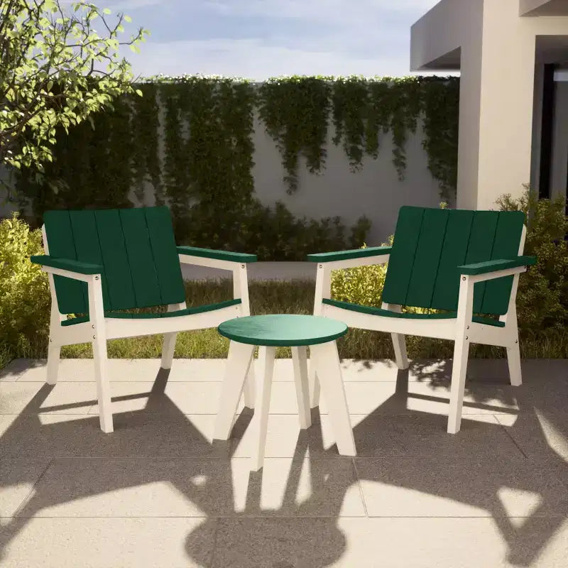 Fauteuils de jardin modernes en PEHD Pacifica WestinTrends (lot de 2)