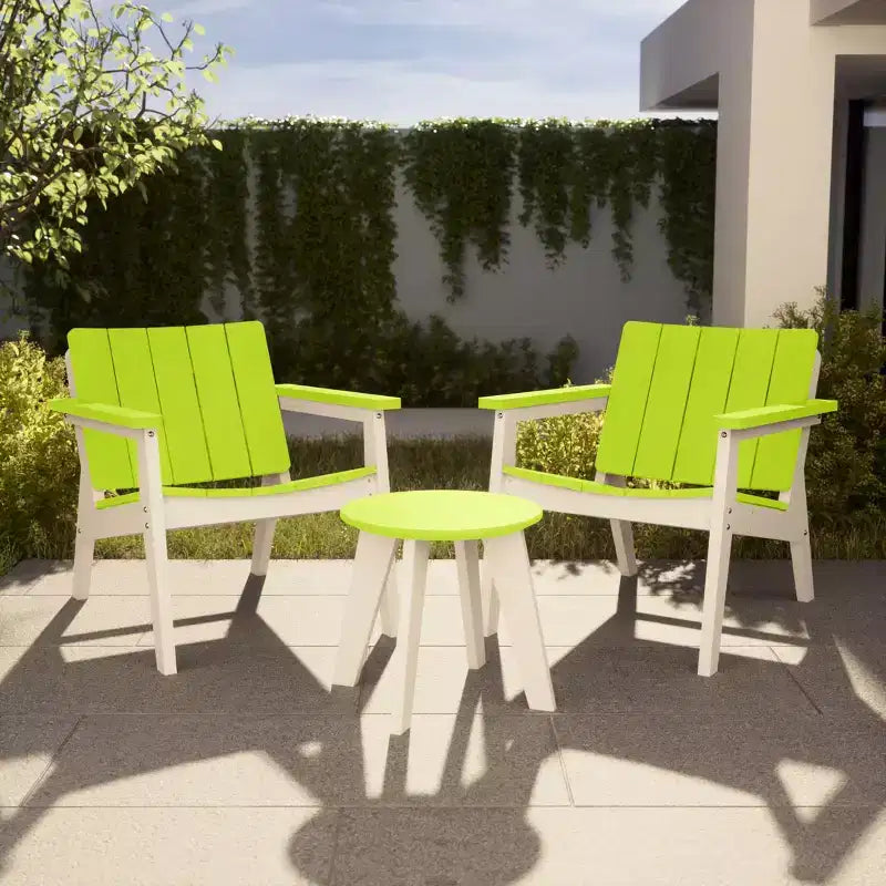 Fauteuils de jardin modernes en PEHD Pacifica WestinTrends (lot de 2)