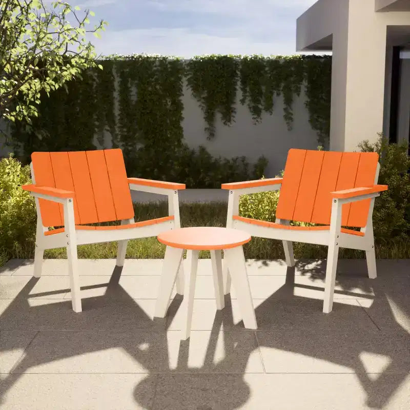 Fauteuils de jardin modernes en PEHD Pacifica WestinTrends (lot de 2)