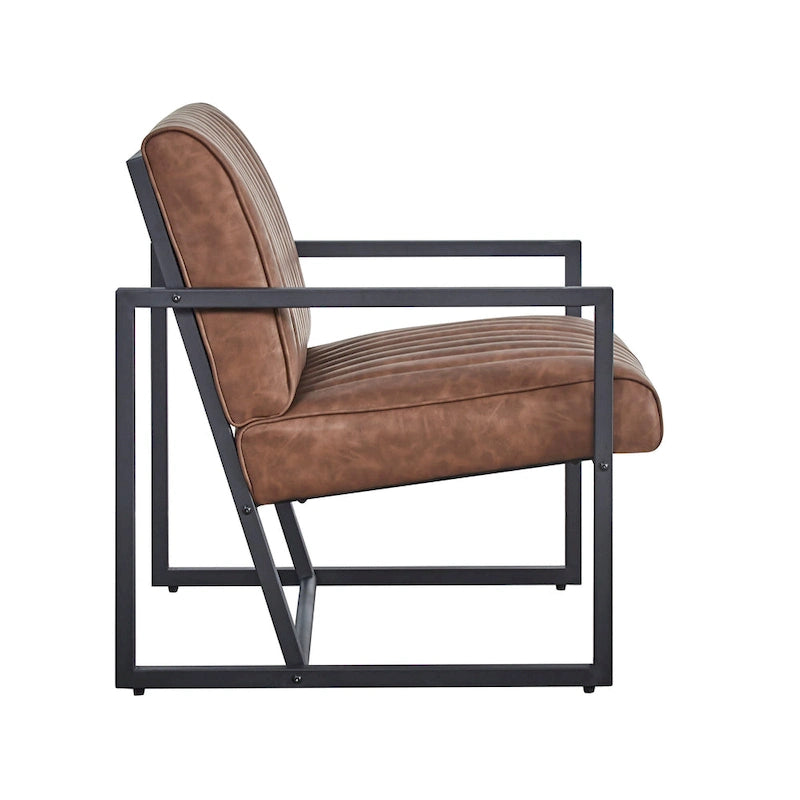 Fauteuil moderne 26 Arm avec pieds en acier