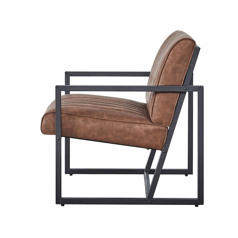 Fauteuil moderne 26 Arm avec pieds en acier