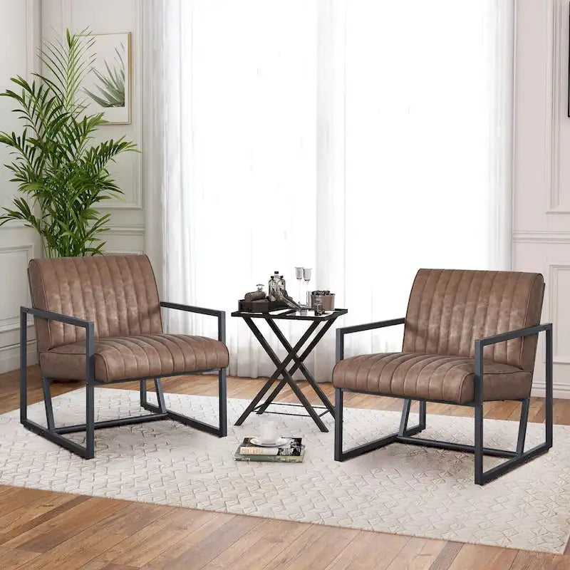 Fauteuil moderne 26 Arm avec pieds en acier