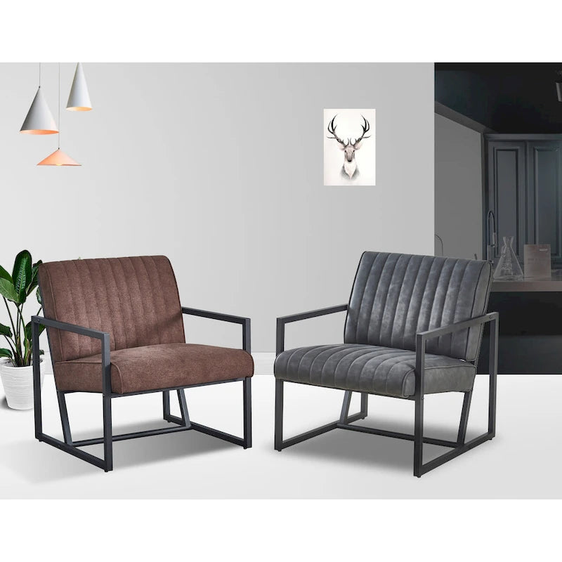 Fauteuil moderne 26 Arm avec pieds en acier