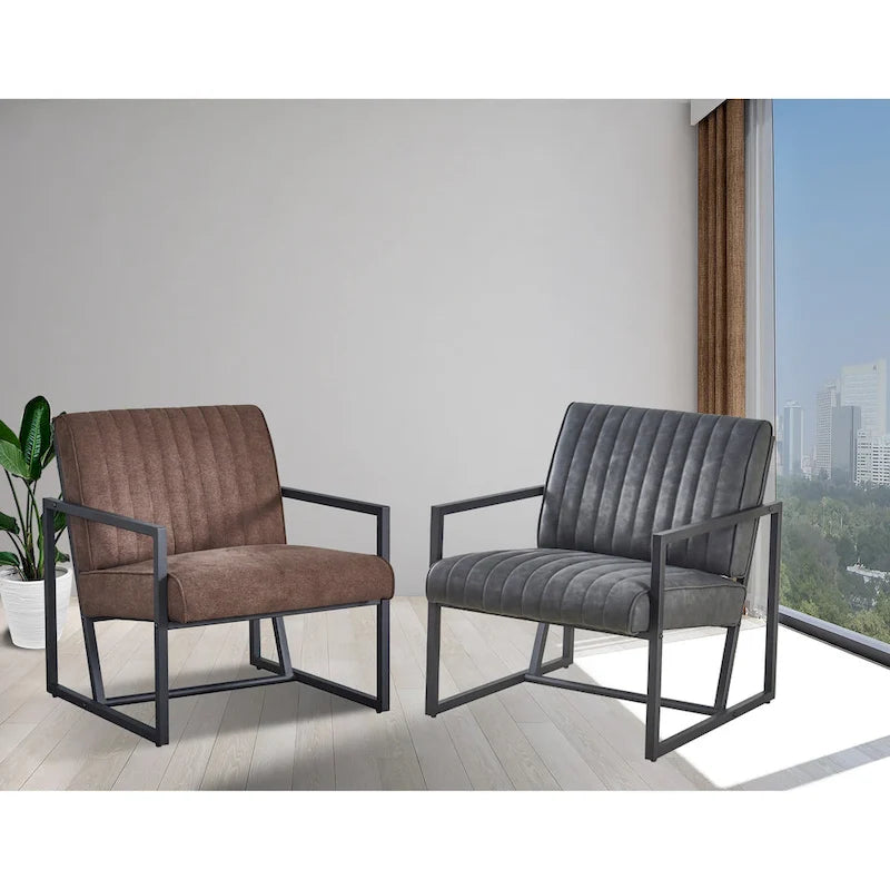 Fauteuil moderne 26 Arm avec pieds en acier