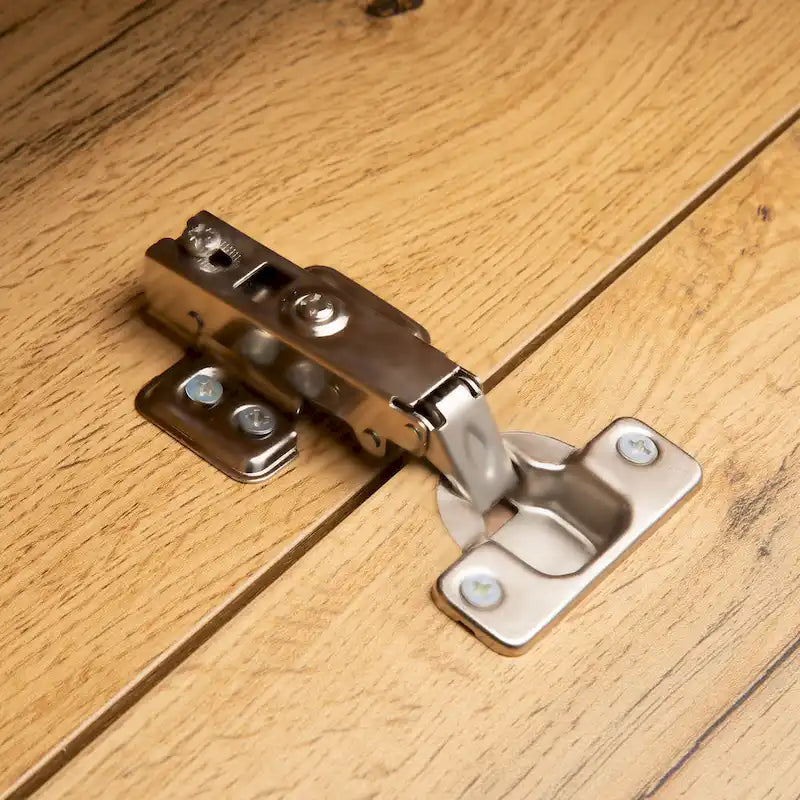 Meuble TV Wood+Grey 70,9 avec rangement et porte abattante pour TV jusqu'à 80