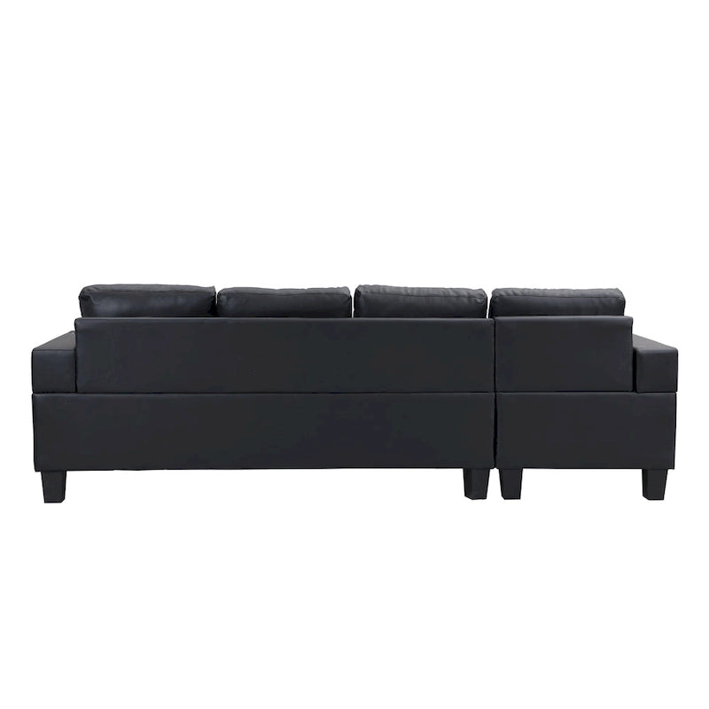 Canapé d'angle moderne 4 places avec méridienne