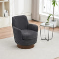 29.3 Fauteuil pivotant rembourré avec piètement en acier inoxydable