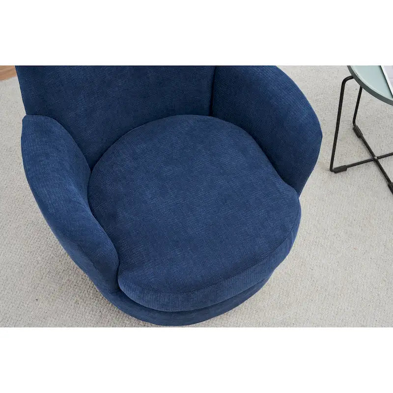 29.3 Fauteuil pivotant rembourré avec piètement en acier inoxydable