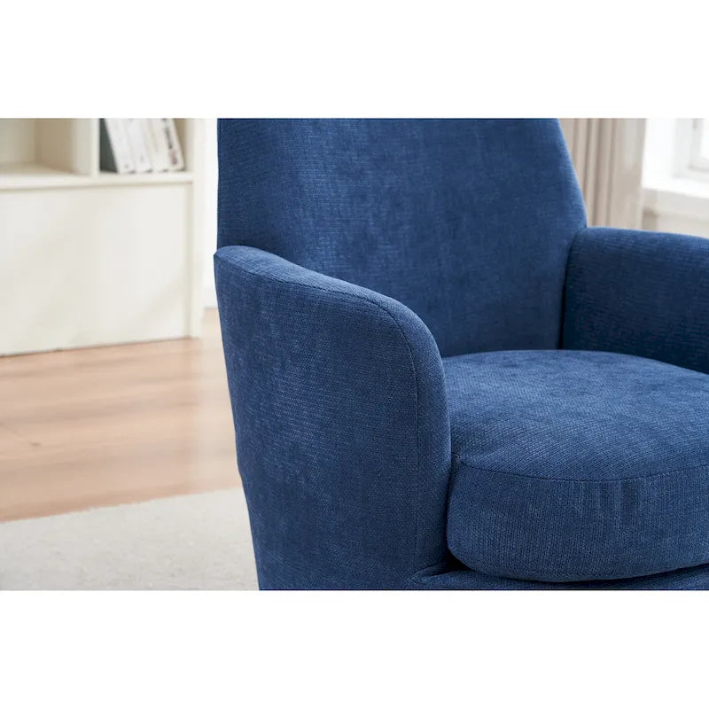 29.3 Fauteuil pivotant rembourré avec piètement en acier inoxydable