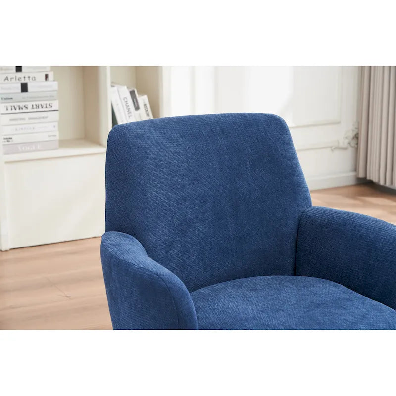 29.3 Fauteuil pivotant rembourré avec piètement en acier inoxydable
