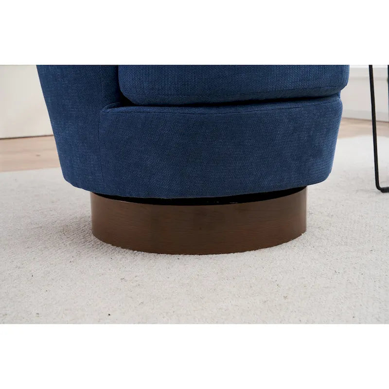 29.3 Fauteuil pivotant rembourré avec piètement en acier inoxydable