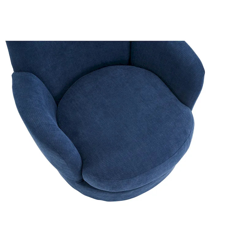 29.3 Fauteuil pivotant rembourré avec piètement en acier inoxydable