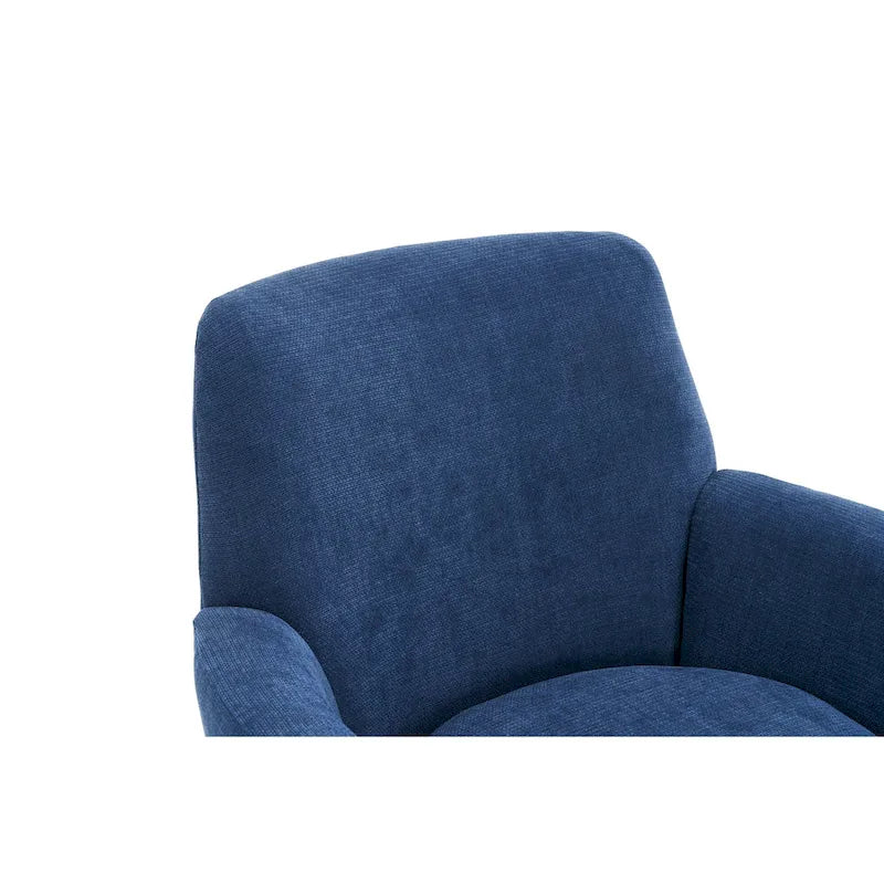 29.3 Fauteuil pivotant rembourré avec piètement en acier inoxydable