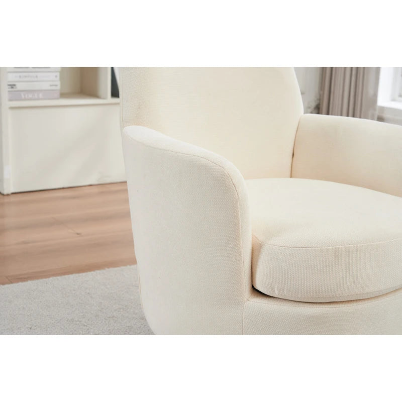 29.3 Fauteuil pivotant rembourré avec piètement en acier inoxydable