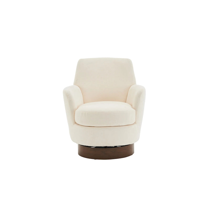 29.3 Fauteuil pivotant rembourré avec piètement en acier inoxydable