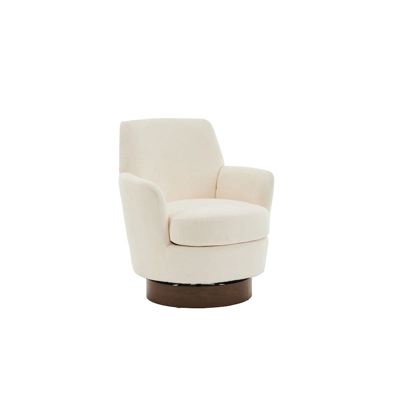 29.3 Fauteuil pivotant rembourré avec piètement en acier inoxydable