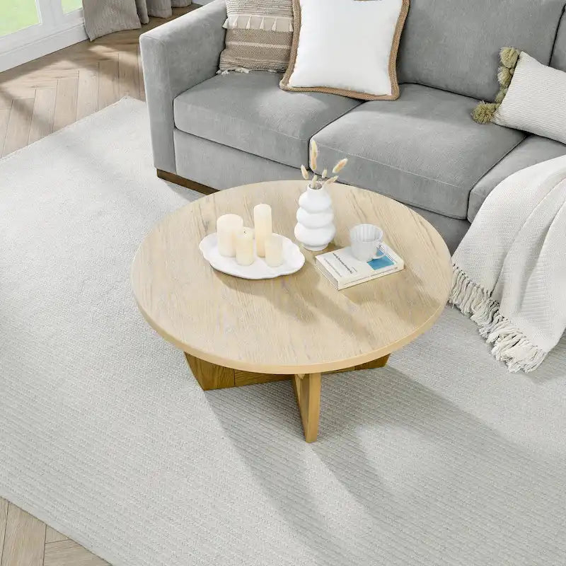 Table basse ronde de 36 po