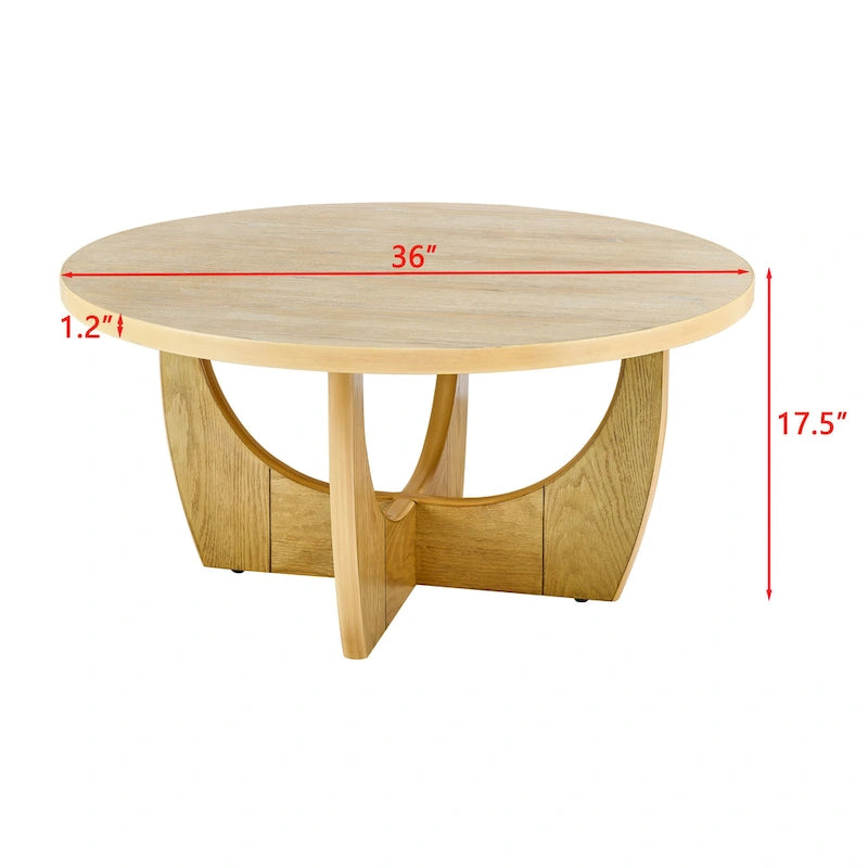 Table basse ronde de 36 po
