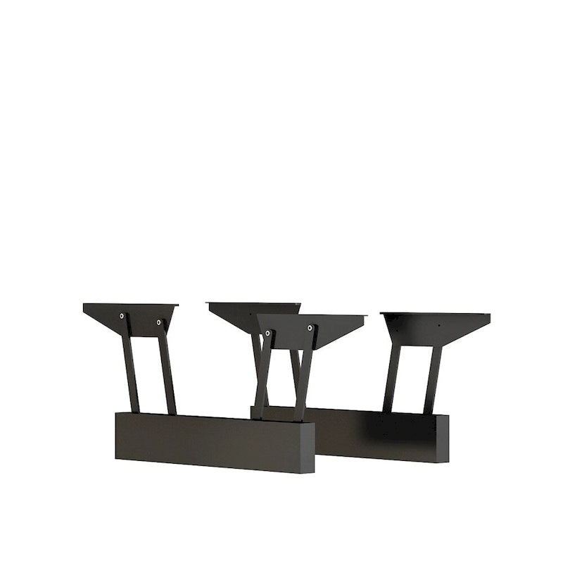 Table basse relevable moderne avec 4 tabourets et 2 tiroirs