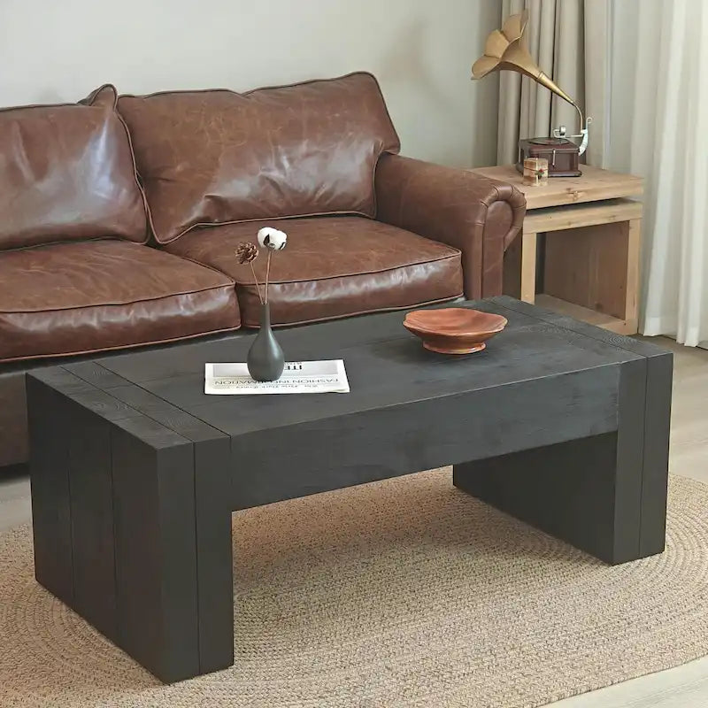 Table basse polyvalente en bois massif - Idéale pour le salon