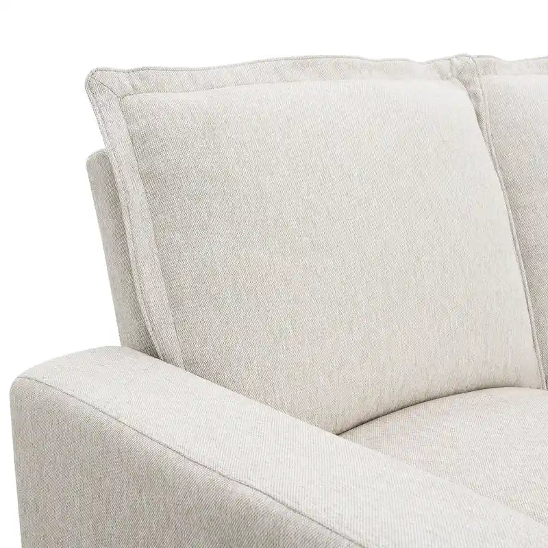 Fauteuil inclinable électrique Siège de cinéma maison Chaise souple avec port USB pour salon, chambre, salle de cinéma, beige