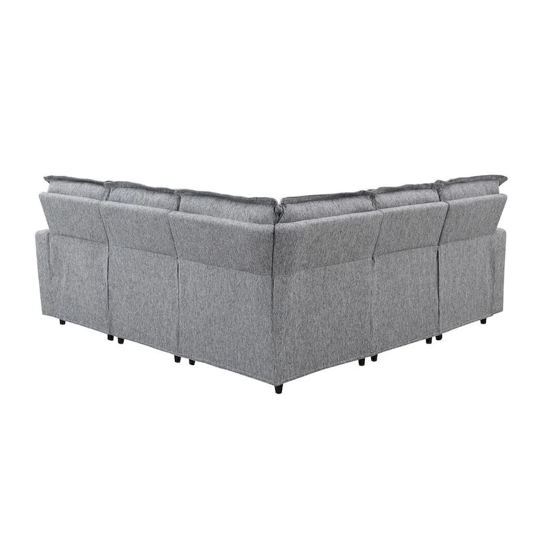 Fauteuil inclinable électrique Siège de cinéma maison Chaise souple avec port USB pour salon, chambre, salle de cinéma, beige