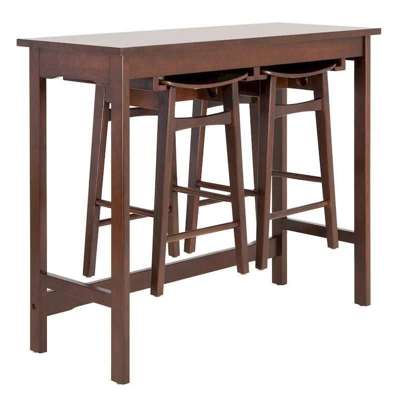 SAFAVIEH Neoma Ensemble de bar 3 pièces - Chêne Blanc - 42,1 x 17,7 x 36,2 - 42Wx18Px36H