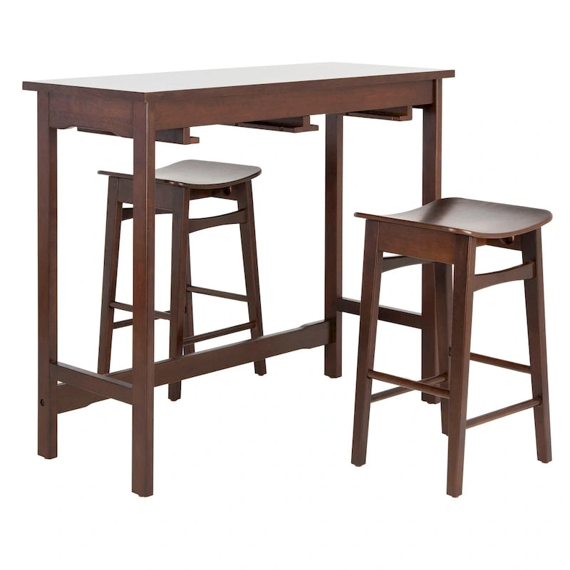 SAFAVIEH Neoma Ensemble de bar 3 pièces - Chêne Blanc - 42,1 x 17,7 x 36,2 - 42Wx18Px36H