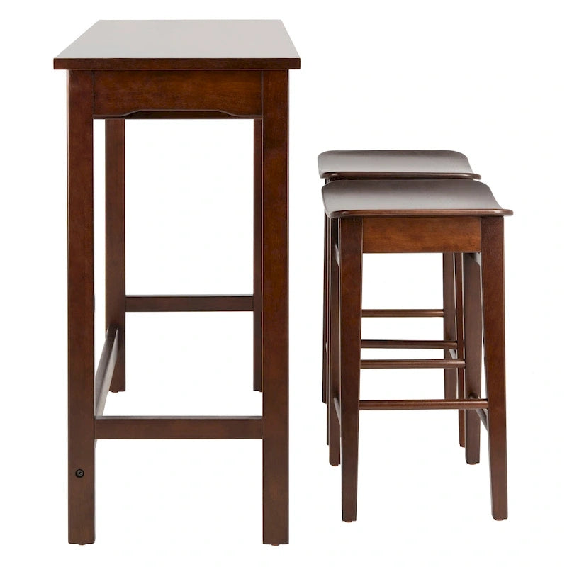 SAFAVIEH Neoma Ensemble de bar 3 pièces - Chêne Blanc - 42,1 x 17,7 x 36,2 - 42Wx18Px36H