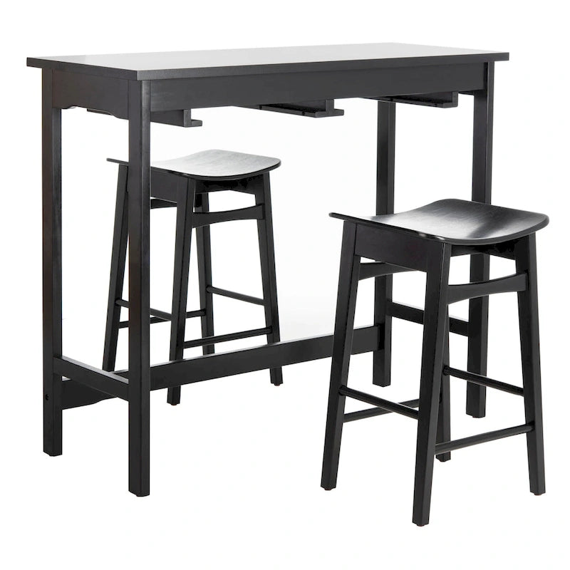 SAFAVIEH Neoma Ensemble de bar 3 pièces - Chêne Blanc - 42,1 x 17,7 x 36,2 - 42Wx18Px36H