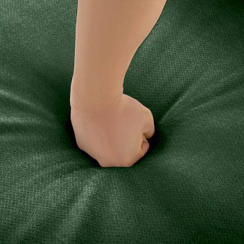 Canapé d'angle modulable en U rembourré en chenille 142,5 po avec rangement, combinaison DIY