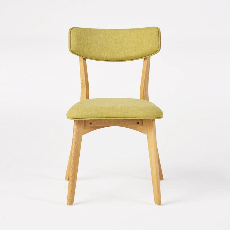 Chaises de salle à manger Chazz Mid-Century Modern en hévéa rembourré (lot de 4) par Christopher Knight Home