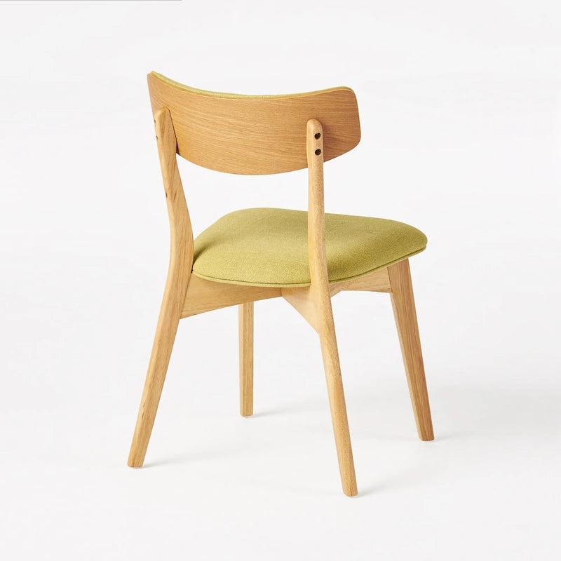 Chaises de salle à manger Chazz Mid-Century Modern en hévéa rembourré (lot de 4) par Christopher Knight Home