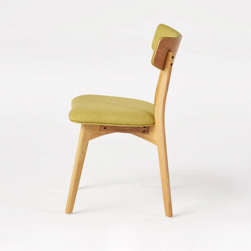 Chaises de salle à manger Chazz Mid-Century Modern en hévéa rembourré (lot de 4) par Christopher Knight Home