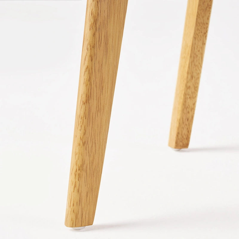 Chaises de salle à manger Chazz Mid-Century Modern en hévéa rembourré (lot de 4) par Christopher Knight Home