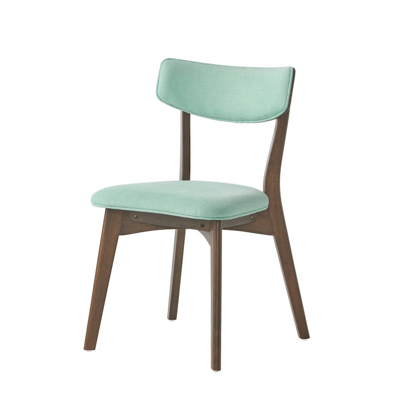 Chaises de salle à manger Chazz Mid-Century Modern en hévéa rembourré (lot de 4) par Christopher Knight Home