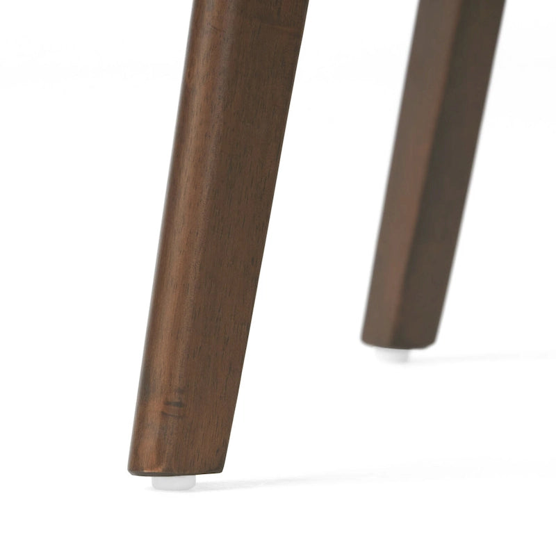 Chaises de salle à manger Chazz Mid-Century Modern en hévéa rembourré (lot de 4) par Christopher Knight Home