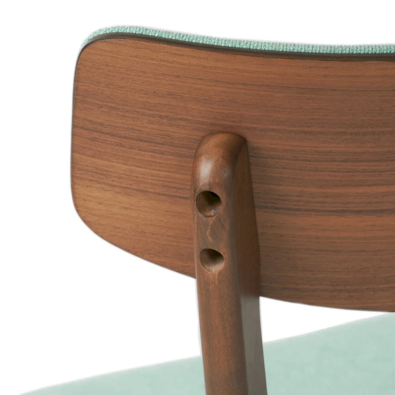 Chaises de salle à manger Chazz Mid-Century Modern en hévéa rembourré (lot de 4) par Christopher Knight Home