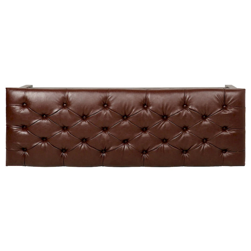 Christopher Knight Home - Banc de bout de lit rembourré Florian touffeté avec garniture cloutée et étagère