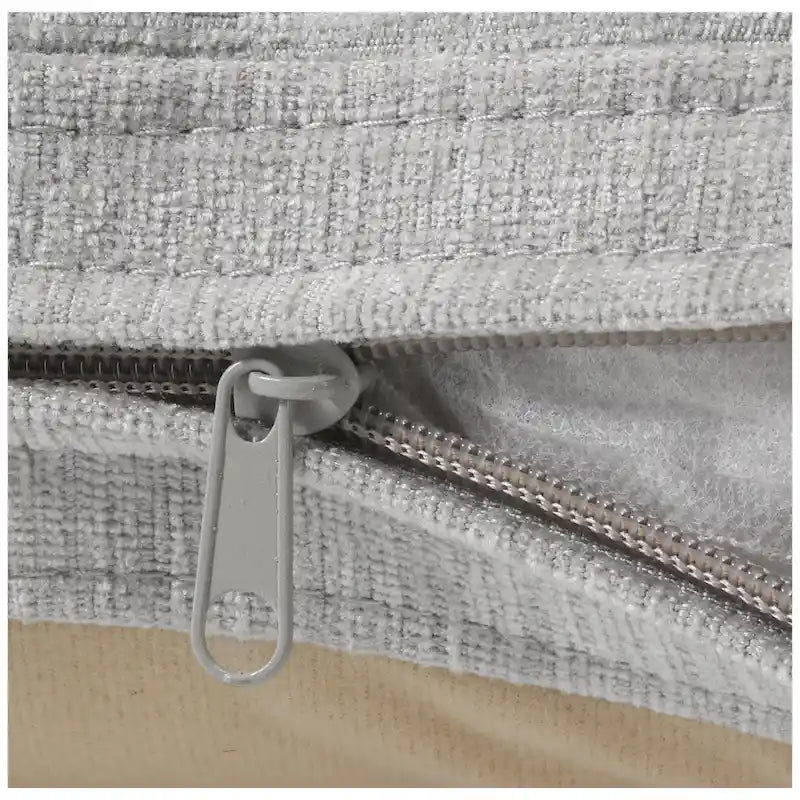 Chaise de salle à manger sans accoudoirs en chenille Stansberry avec rangement sous l'assise et roulettes (lot de 2)