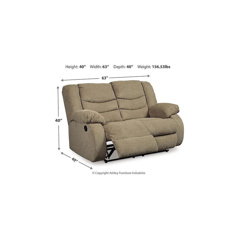 Signature Design by Ashley Tulen – Ensemble de 3 meubles rembourrés – 87 larg. x 40 prof. x 40 haut.