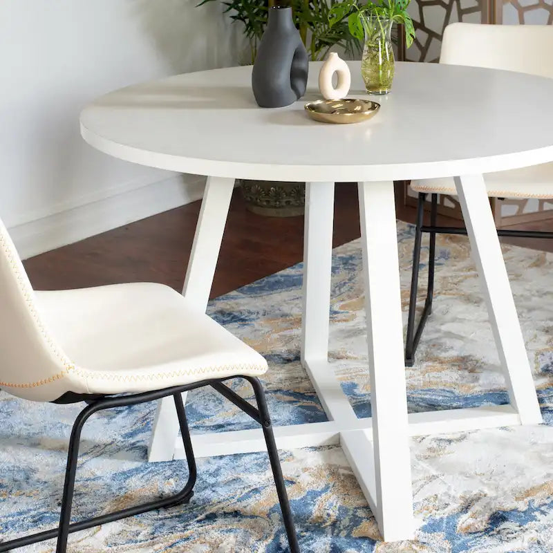 Ensemble de table et chaises de salle à manger compactes, tables et chaises de conversation avec pieds de chaise en métal pour bureau, salon