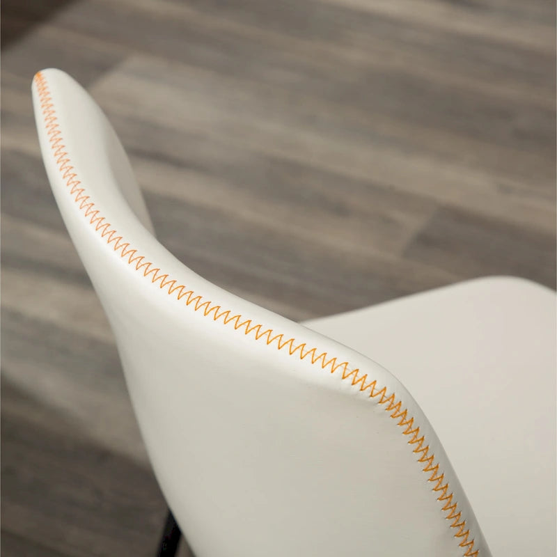Ensemble de table et chaises de salle à manger compactes, tables et chaises de conversation avec pieds de chaise en métal pour bureau, salon