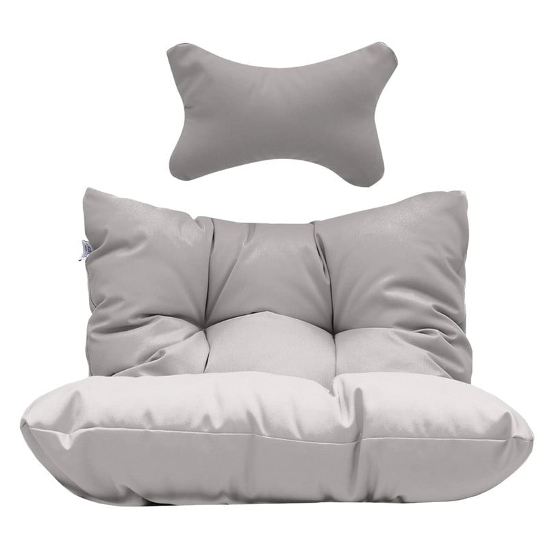 FINCATI Chaise balançoire d'intérieur œuf avec support, Chaise suspendue œuf avec support de 158 kg, Hamac en osier pour patio extérieur avec support