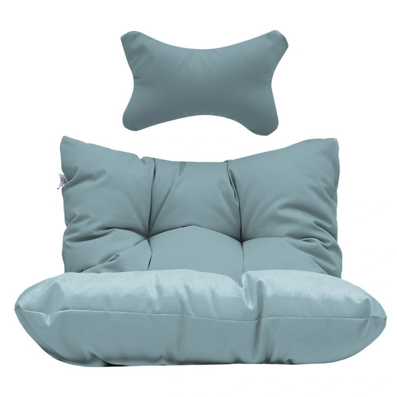 FINCATI Chaise balançoire d'intérieur œuf avec support, Chaise suspendue œuf avec support de 158 kg, Hamac en osier pour patio extérieur avec support