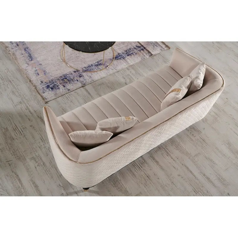 Kayo Ensembles de 4 pièces pour salon 1 Canapé 1 Causeuse 2 Fauteuils