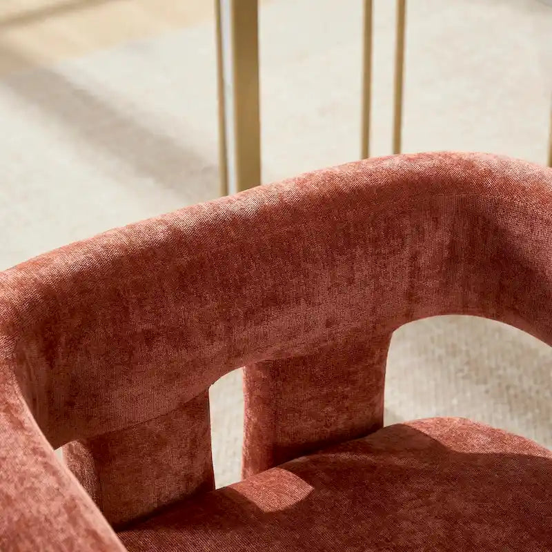 Lot de chaises de salle à manger confortables en tissu pour différents espaces